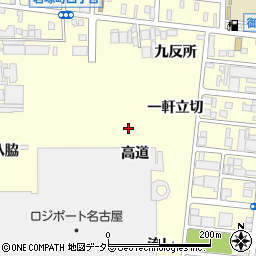 愛知県名古屋市中村区岩塚町高道周辺の地図