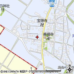 滋賀県東近江市勝堂町1076周辺の地図
