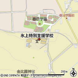 兵庫県立氷上特別支援学校周辺の地図