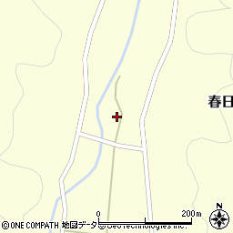 兵庫県丹波市春日町鹿場847周辺の地図