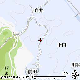 愛知県豊田市大河原町白井51-1周辺の地図