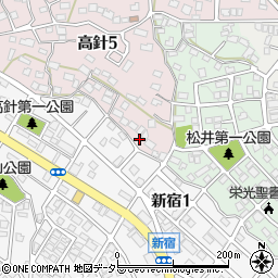 愛知県名古屋市名東区高針5丁目1243周辺の地図