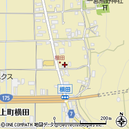 兵庫県丹波市氷上町横田535-3周辺の地図