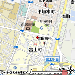静岡県富士市富士町15-10周辺の地図