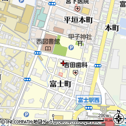 静岡県富士市富士町15周辺の地図