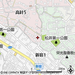 愛知県名古屋市名東区高針5丁目1237周辺の地図