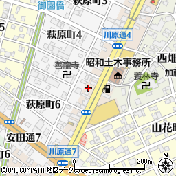 愛知県名古屋市昭和区川原通5丁目3-1周辺の地図