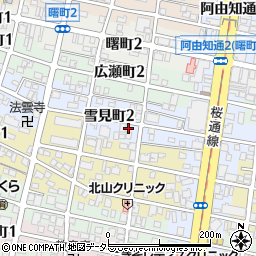 愛知県名古屋市昭和区雪見町2丁目12-1周辺の地図