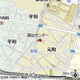 富士市立元町福祉センター周辺の地図