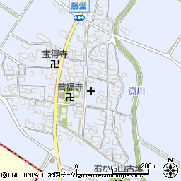 滋賀県東近江市勝堂町1017周辺の地図