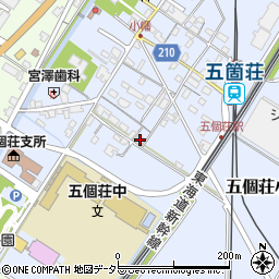 滋賀県東近江市五個荘小幡町646周辺の地図