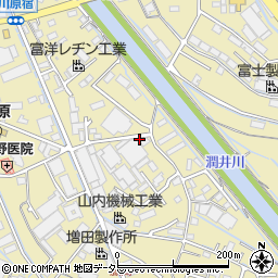 静岡県富士市蓼原1100周辺の地図