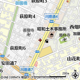 愛知県名古屋市昭和区川原通5丁目3-4周辺の地図