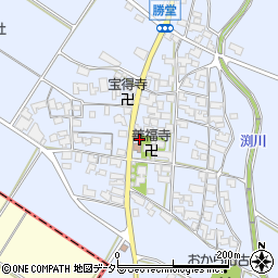 滋賀県東近江市勝堂町1053周辺の地図