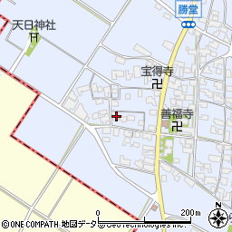 滋賀県東近江市勝堂町1082周辺の地図