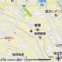 静岡県富士市蓼原185周辺の地図
