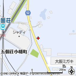 滋賀県東近江市五個荘小幡町26-2周辺の地図