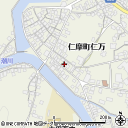 島根県大田市仁摩町仁万上本1508周辺の地図