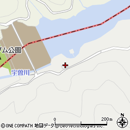 滋賀県宇曽川ダム管理事務所周辺の地図