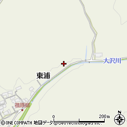 愛知県豊田市篠原町東浦周辺の地図