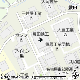 トヨタカローラ愛知株式会社　Ｕ‐ｃａｒ卸センター周辺の地図