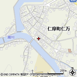島根県大田市仁摩町仁万上本1503-1周辺の地図