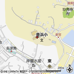 勝浦市立豊浜小学校周辺の地図