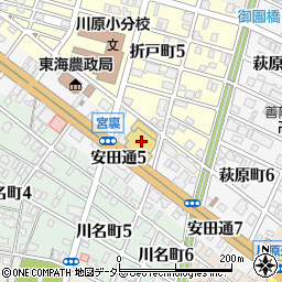 ヤマナカ安田店周辺の地図