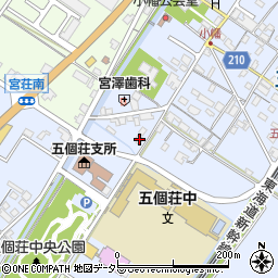 滋賀県東近江市五個荘小幡町325周辺の地図