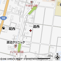 愛知県愛西市佐屋町道西140-1周辺の地図