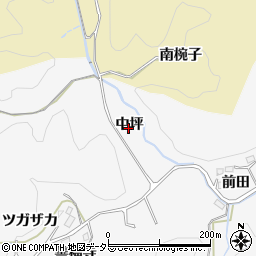 愛知県豊田市小峯町中坪周辺の地図