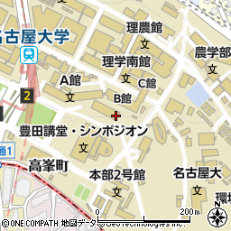 愛知県名古屋市千種区仁座町周辺の地図