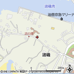 神奈川県三浦市三崎町諸磯1744-3周辺の地図