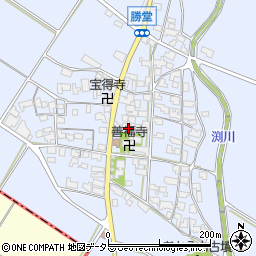 滋賀県東近江市勝堂町1050周辺の地図