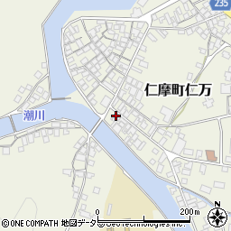島根県大田市仁摩町仁万上本1501周辺の地図