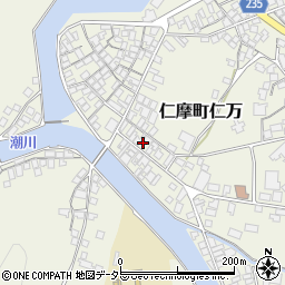 島根県大田市仁摩町仁万上本1505周辺の地図