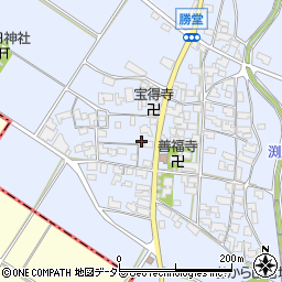 滋賀県東近江市勝堂町1118周辺の地図