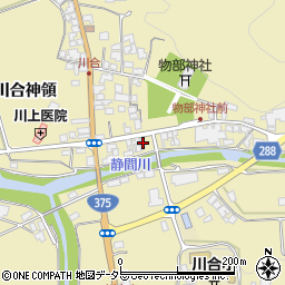 島根県大田市川合町川合市1599周辺の地図