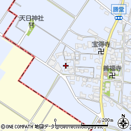 滋賀県東近江市勝堂町1086周辺の地図