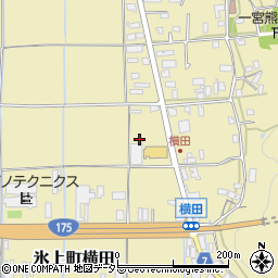 兵庫県丹波市氷上町横田527-1周辺の地図