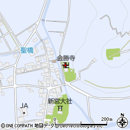 会勝寺周辺の地図