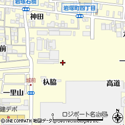 愛知県名古屋市中村区岩塚町杁脇周辺の地図