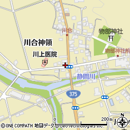 島根県大田市川合町川合神領1575周辺の地図