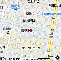愛知県名古屋市昭和区雪見町2丁目9周辺の地図