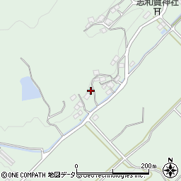 京都府南丹市日吉町志和賀（京殿）周辺の地図