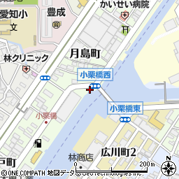 愛知県名古屋市中川区中川運河（北幹線）周辺の地図