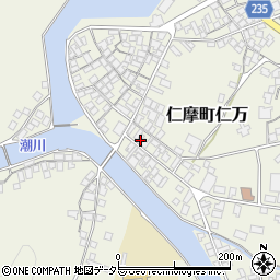 島根県大田市仁摩町仁万上本1502周辺の地図
