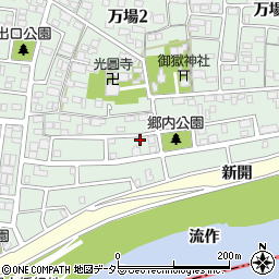 愛知県名古屋市中川区万場3丁目周辺の地図
