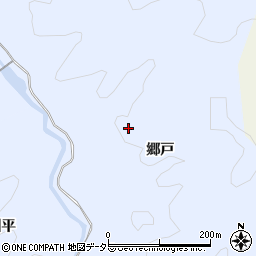 愛知県豊田市大河原町郷戸周辺の地図