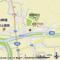 島根県大田市川合町川合市周辺の地図